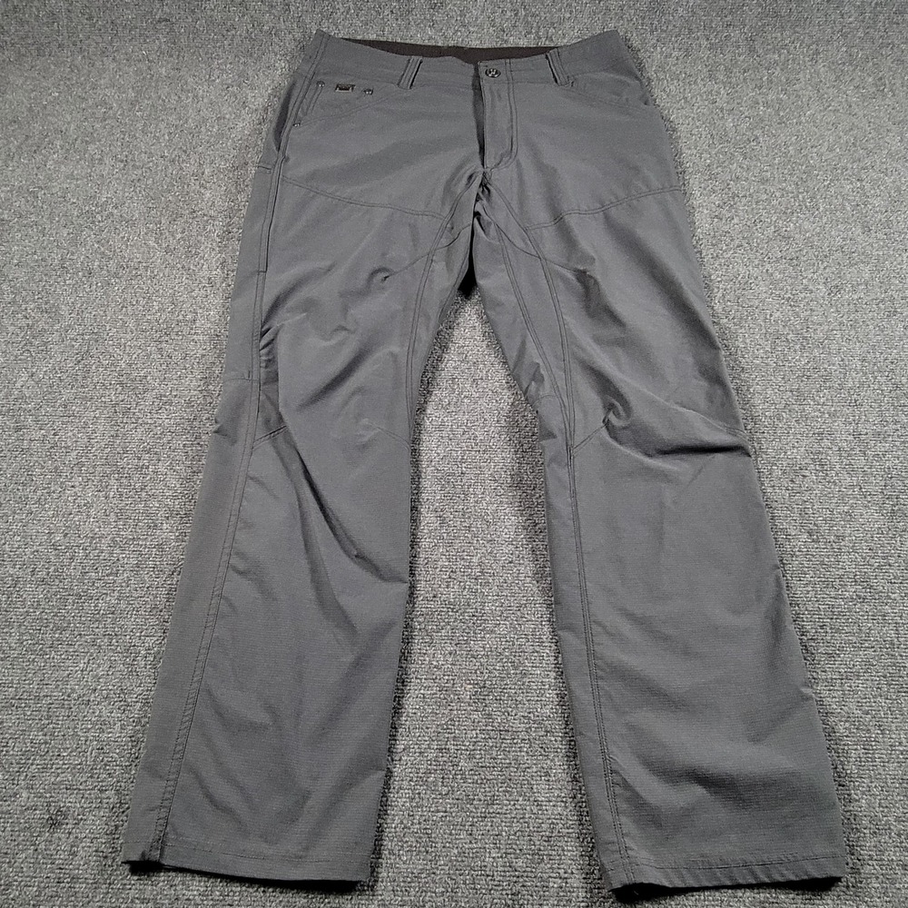 Kuhl Pants Mens 35x32 Gray Straight Leg Chino Outdoor Casual Style 5116
